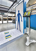 Milliwave full body security scanner.